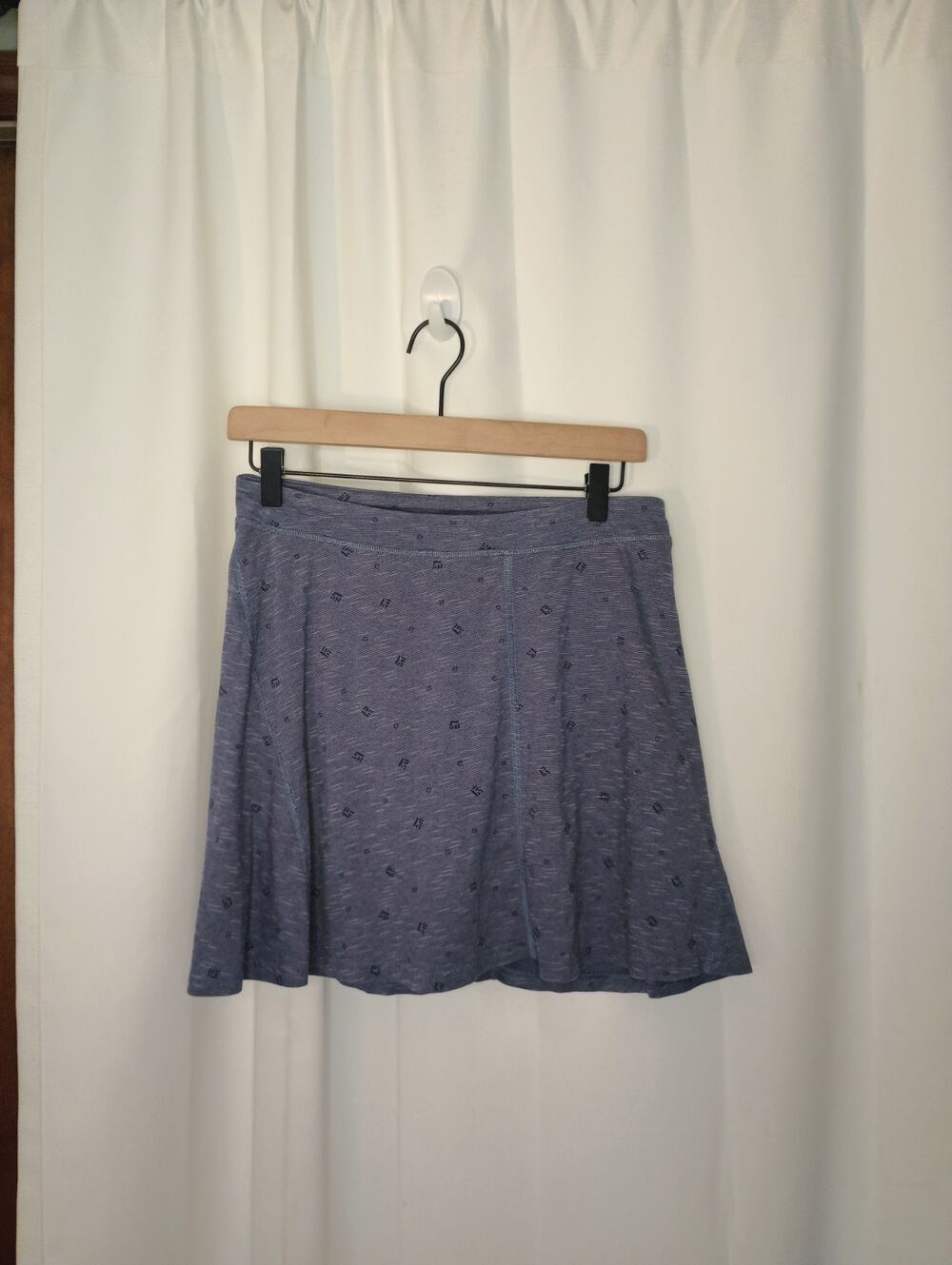 Toad Co Womens Seleena Skort Small Blue Knit Tennis Preppy Twee Nautical